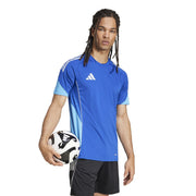 adidas Tiro 25 Competition Training T-Shirt – koszulka treningowa damska, kolor niebieski – zdjęcie 5