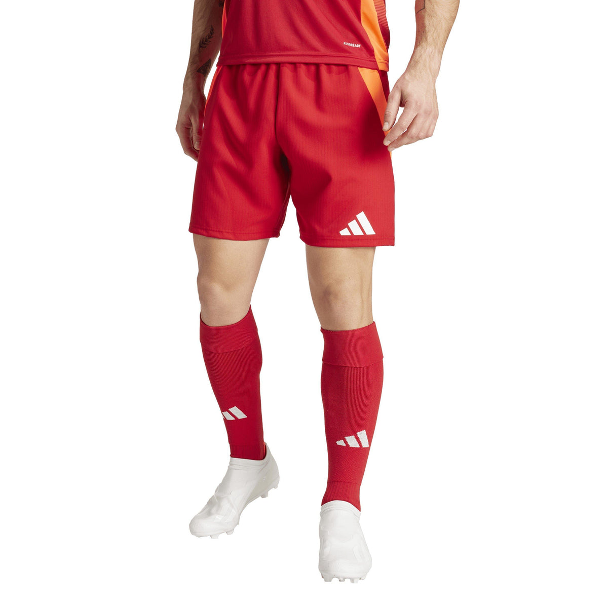 adidas Tiro24 C M Sho Football Short – piłka sportowa, kolor czerwony – zdjęcie 2