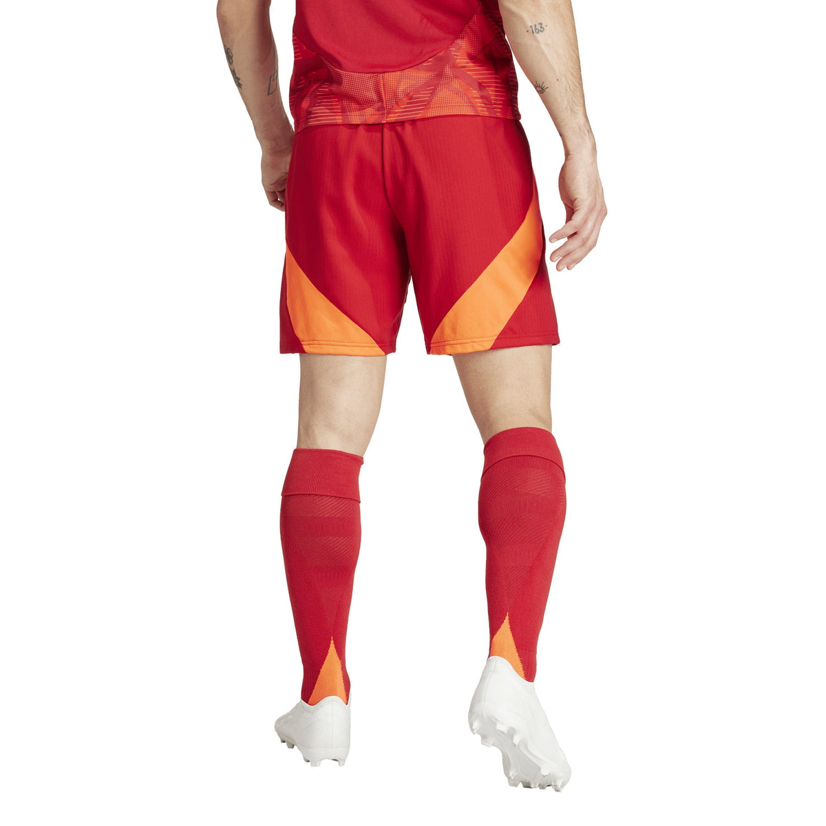 adidas Tiro24 C M Sho Football Short – piłka sportowa, kolor czerwony – zdjęcie 3