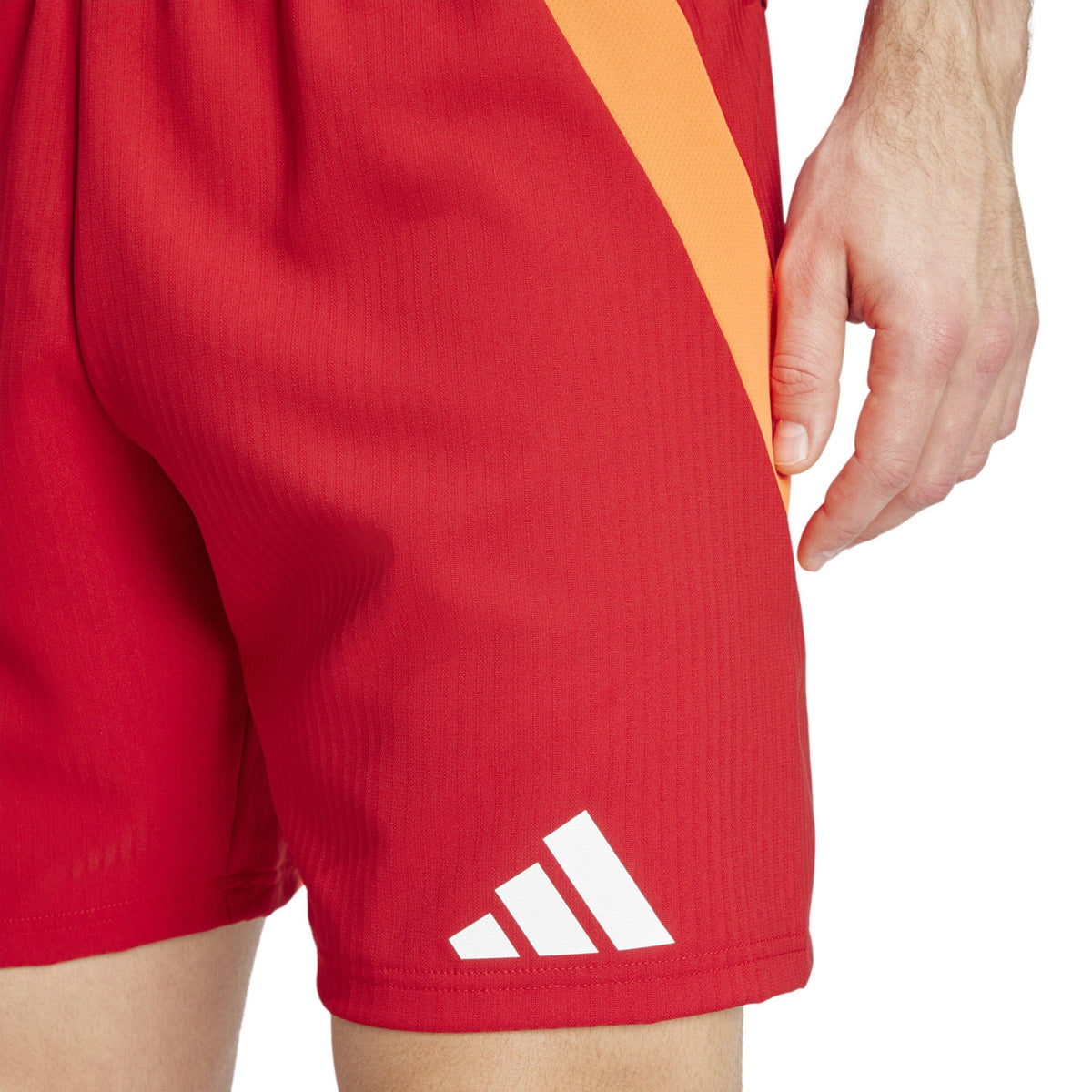 adidas Tiro24 C M Sho Football Short – piłka sportowa, kolor czerwony – zdjęcie 4