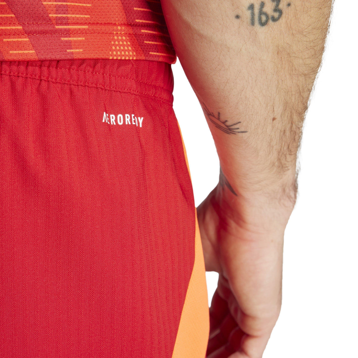 adidas Tiro24 C M Sho Football Short – piłka sportowa, kolor czerwony – zdjęcie 5