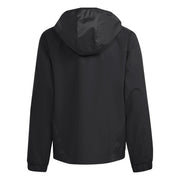 adidas Tiro24 Rain Anorak – kurtka damska, kolor czarny, szary – zdjęcie 2