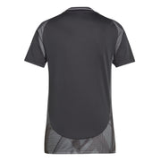adidas Tiro24 Short Sleeve Performance T-Shirt – koszulka piłkarska damska, kolor czarny – zdjęcie 2