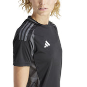 adidas Tiro24 Short Sleeve Performance T-Shirt – koszulka piłkarska damska, kolor czarny – zdjęcie 5