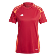adidas Tiro24 Short Sleeve Performance T-Shirt – koszulka piłkarska damska, kolor czerwony
