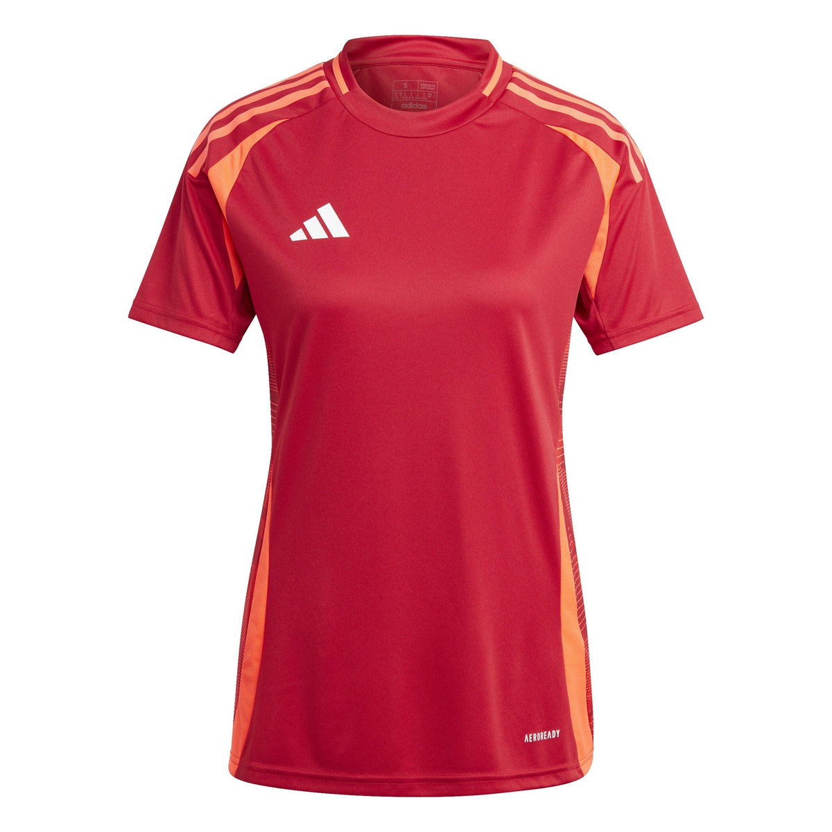 adidas Tiro24 Short Sleeve Performance T-Shirt – koszulka piłkarska damska, kolor czerwony