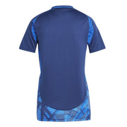 adidas Tiro24 Short Sleeve Performance T-Shirt – koszulka piłkarska damska, kolor niebieski – zdjęcie 2