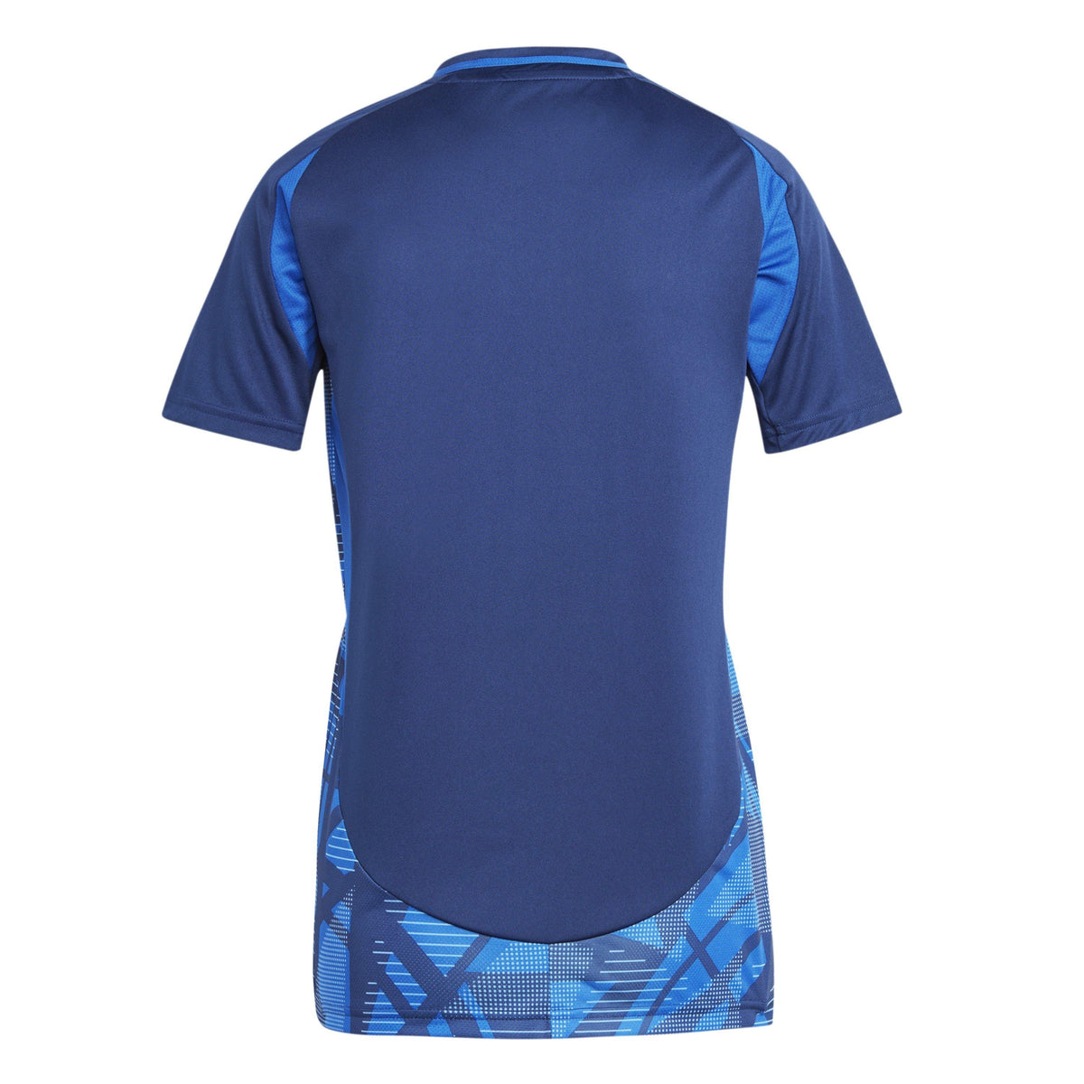 adidas Tiro24 Short Sleeve Performance T-Shirt – koszulka piłkarska damska, kolor niebieski – zdjęcie 2
