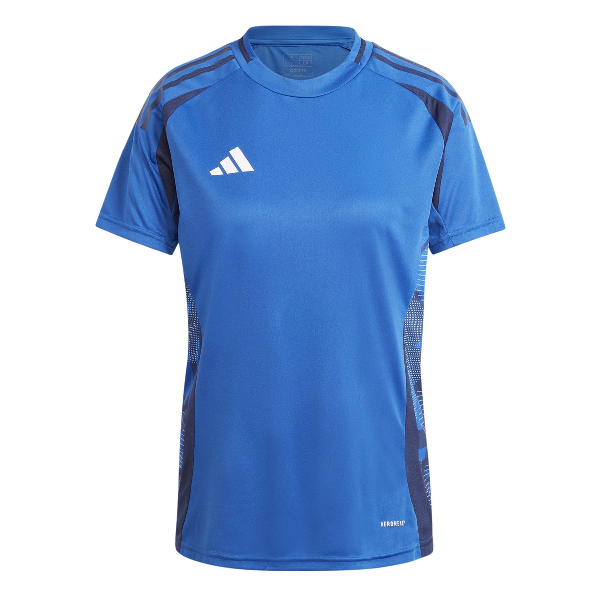 adidas Tiro24 Short Sleeve Performance T-Shirt – koszulka piłkarska damska, kolor niebieski