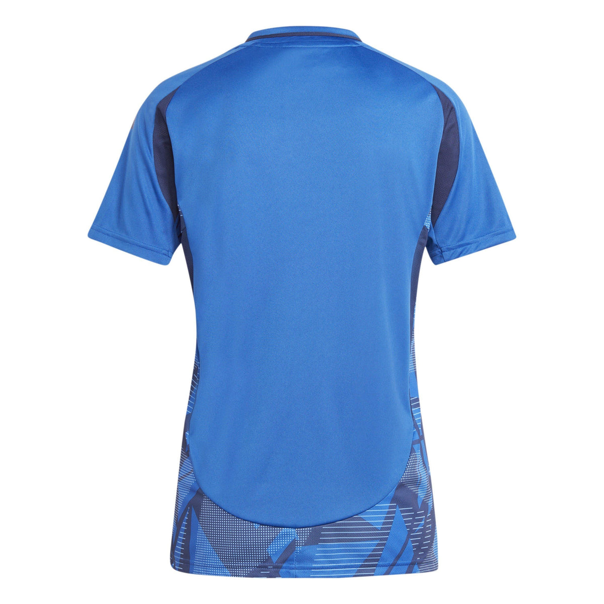 adidas Tiro24 Short Sleeve Performance T-Shirt – koszulka piłkarska damska, kolor niebieski – zdjęcie 2