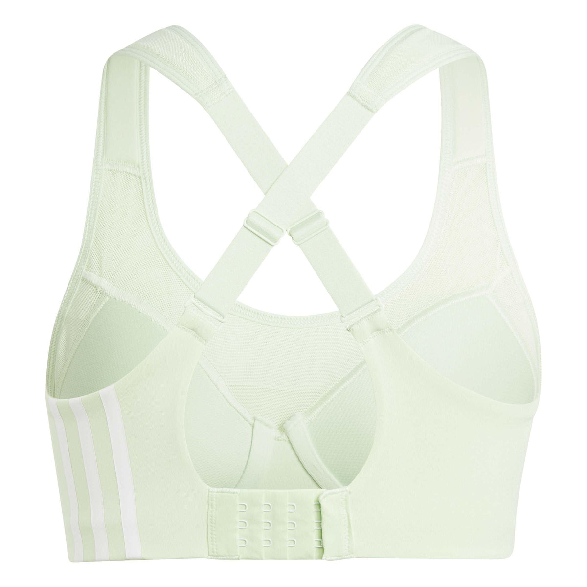 adidas TLRD Impact Training High-Support Bra – biustonosz damski, kolor zielony – zdjęcie 2