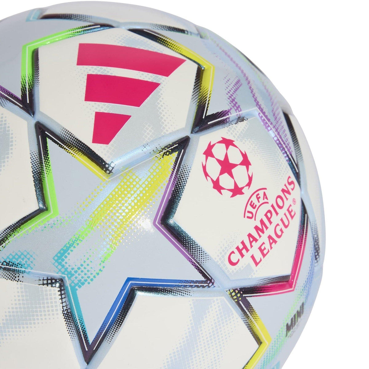 adidas UEFA Champions League 26/27 Mini Ball – piłka sportowa, kolor biały, niebieski – zdjęcie 3
