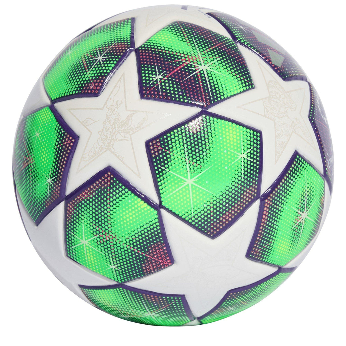 adidas UEFA Champions League Mini Football 2025 2026 – piłka sportowa, kolor biały, żółty – zdjęcie 2