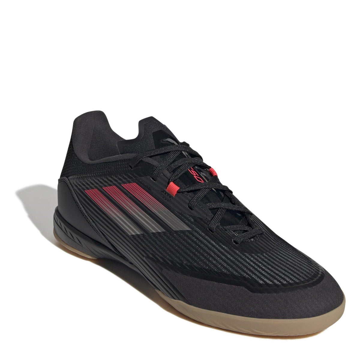 adidas Unisex Adults F50 League Indoor Football Boots – buty piłkarskie unisex, kolor czarny, czerwony – zdjęcie 3