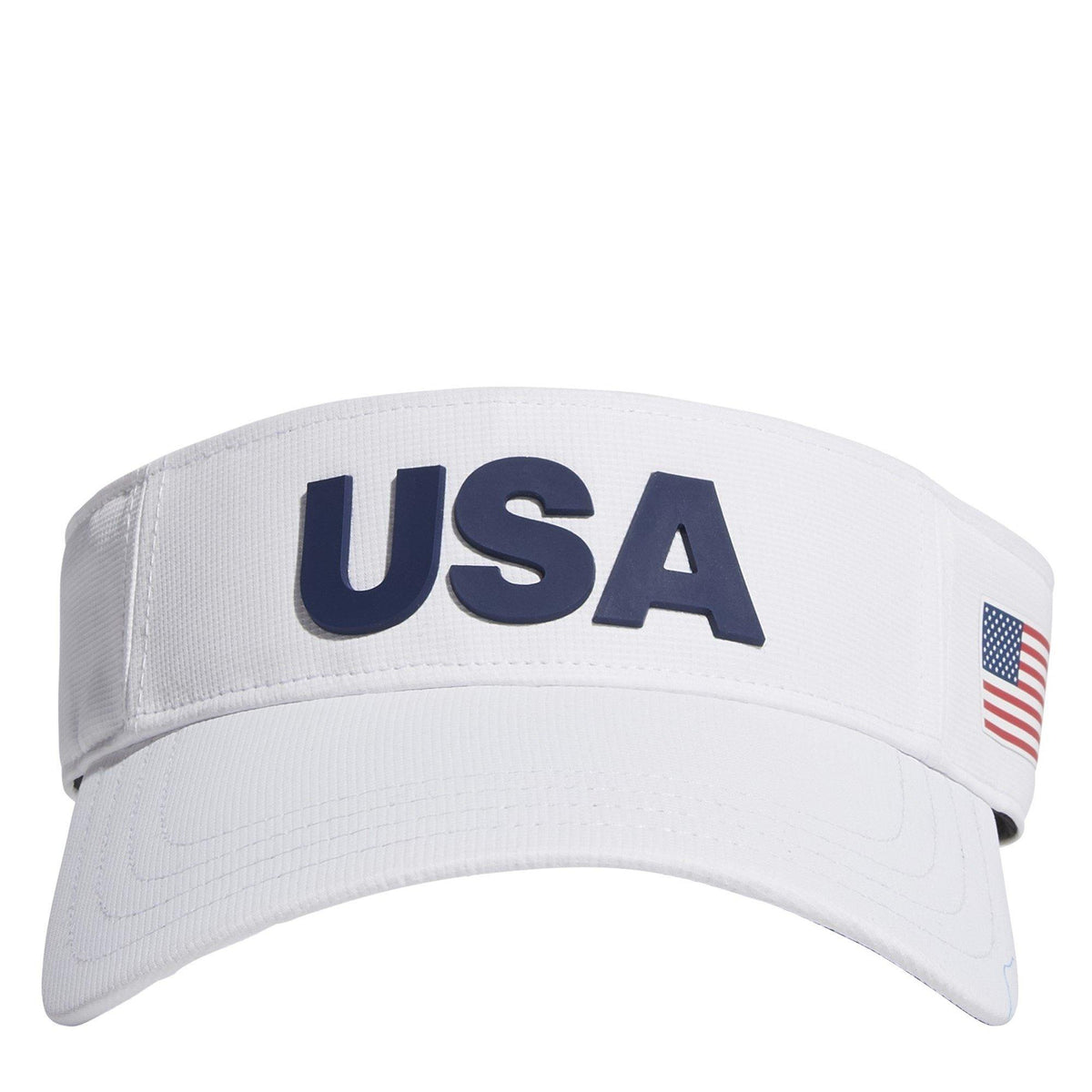 adidas USA Tour Visor – czapka męska, kolor biały – zdjęcie 2
