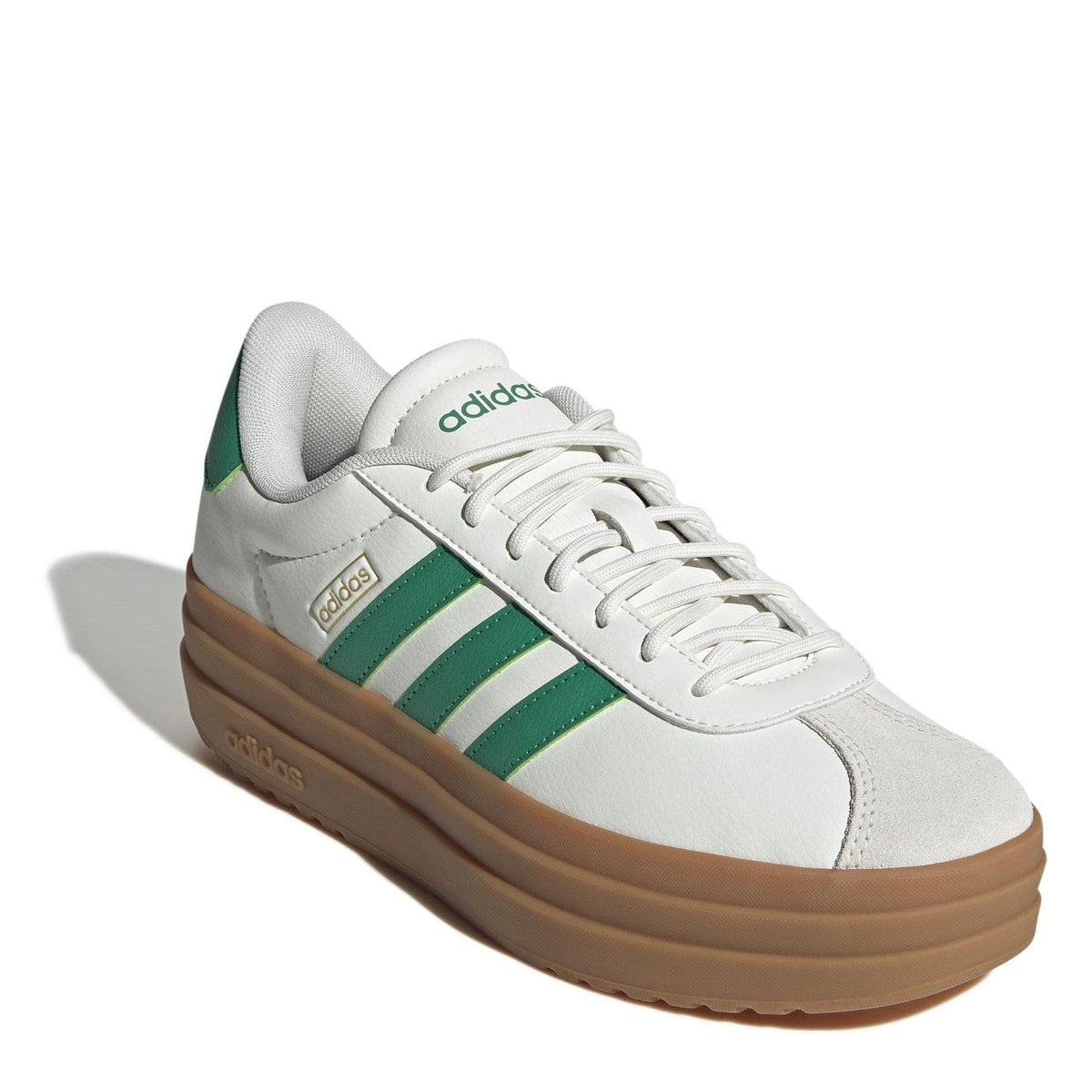 adidas VL Court Bold Trainers – sneakersy damskie, kolor zielony – zdjęcie 3