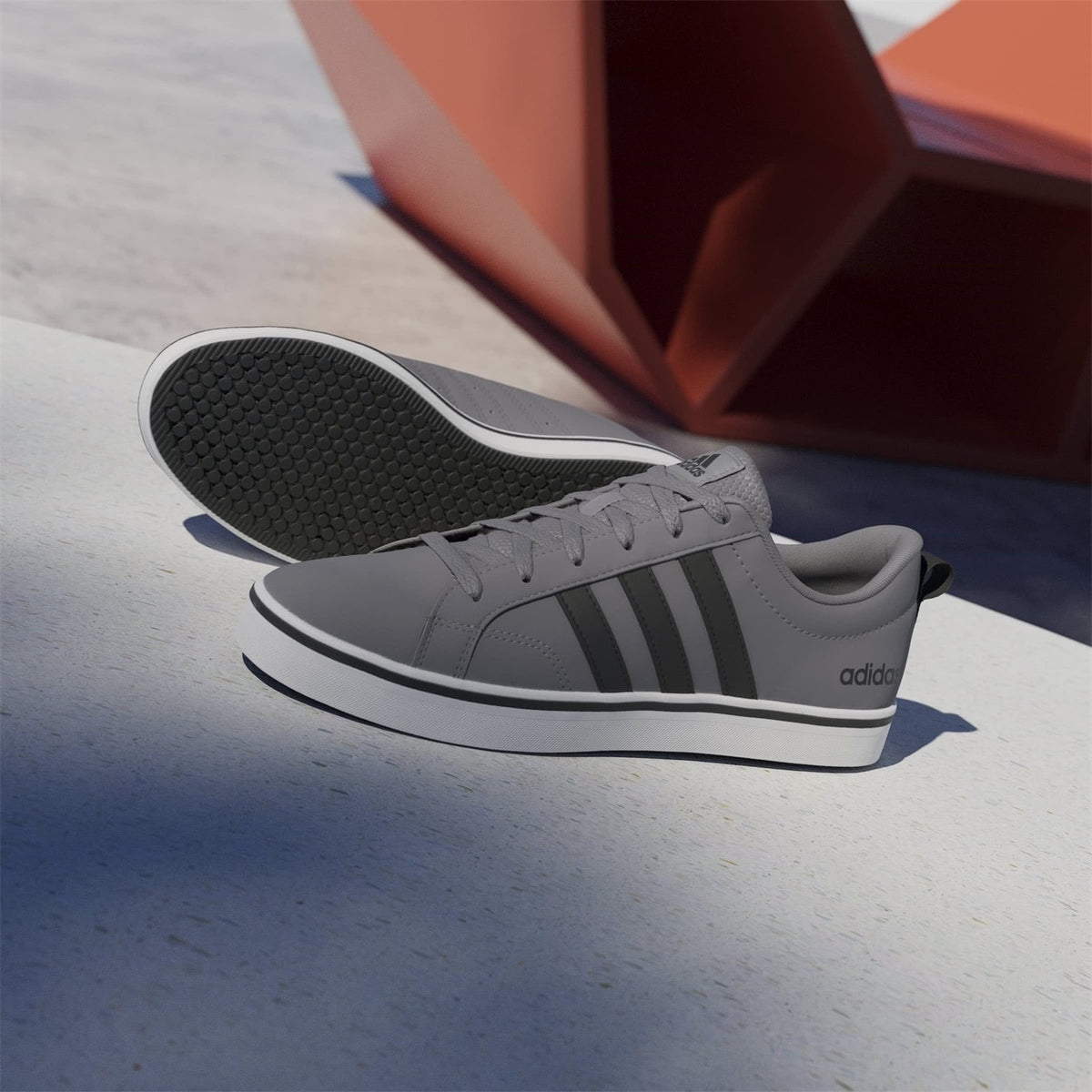 adidas VS Pace Trainers – buty treningowe męskie, kolor szary, czarny – zdjęcie 11