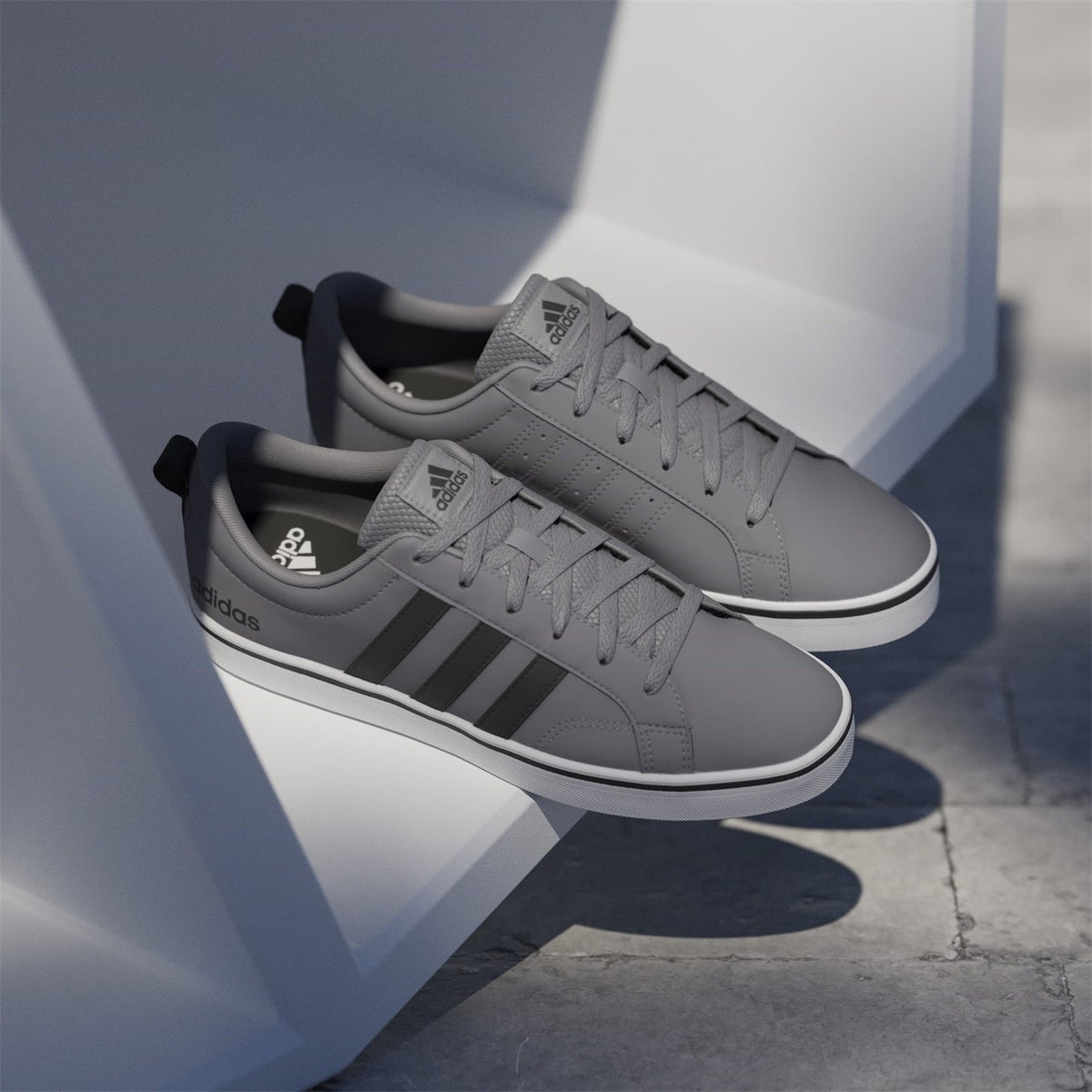 adidas VS Pace Trainers – buty treningowe męskie, kolor szary, czarny – zdjęcie 12