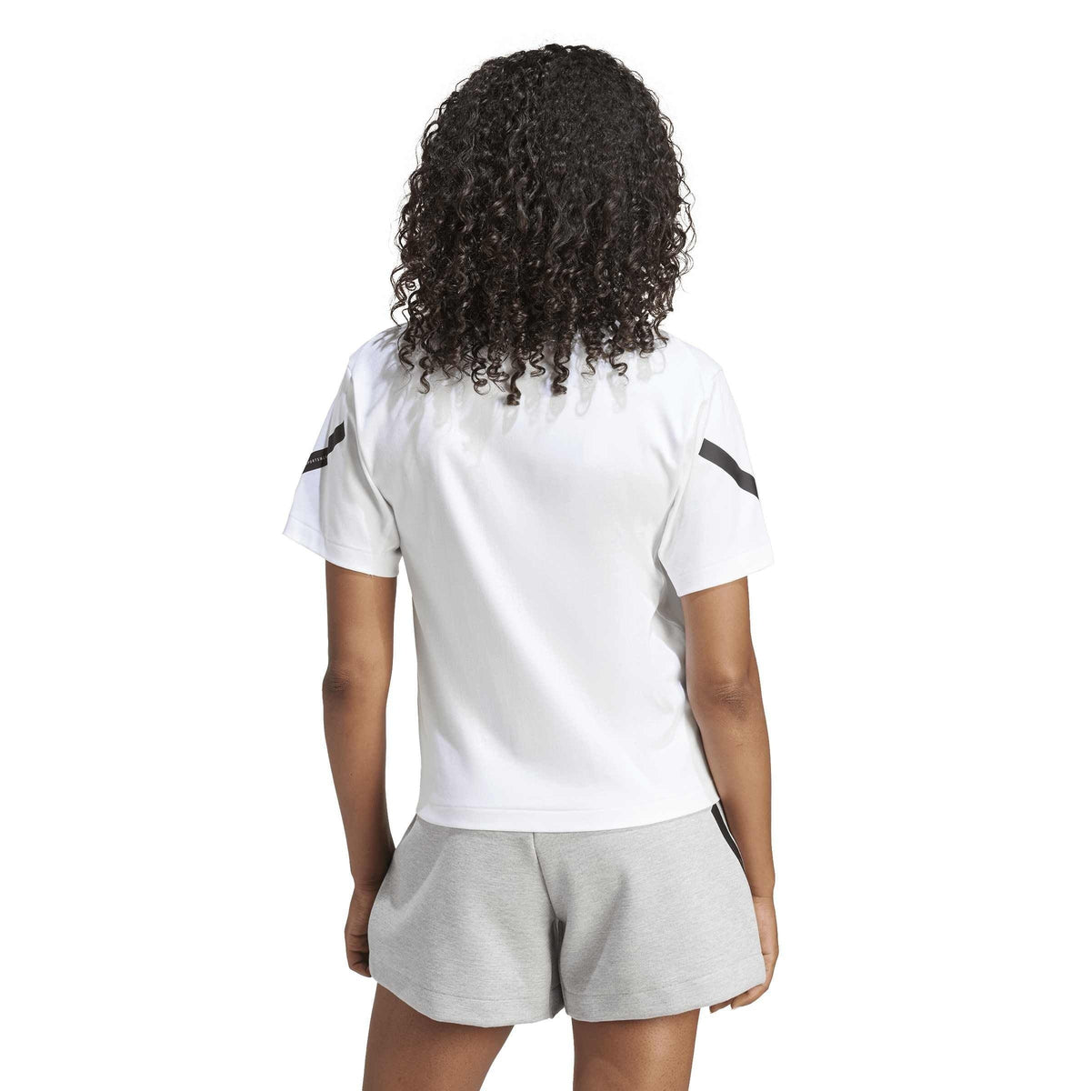 adidas W Z.N.E. Tee T-Shirt – t-shirt damski, kolor biały – zdjęcie 3