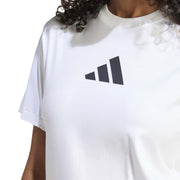 adidas W Z.N.E. Tee T-Shirt – t-shirt damski, kolor biały – zdjęcie 5