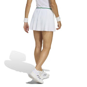 adidas Wimbledon Pleated Skort – szorty damskie, kolor biały – zdjęcie 3