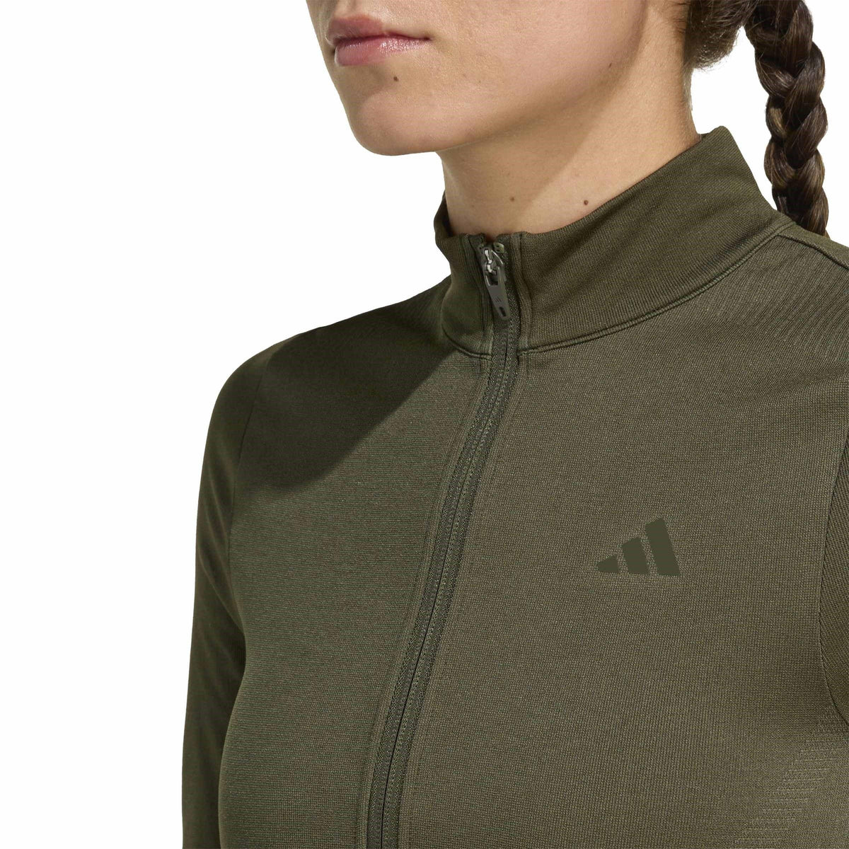 adidas Workout Essentials CLIMACOOL Full Zip Long Sleeve Performance Training Jacket – zdjęcie 5