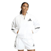 adidas Z.N.E. Woven Midweight Bomber Jacket – kurtka damska, kolor biały – zdjęcie 2