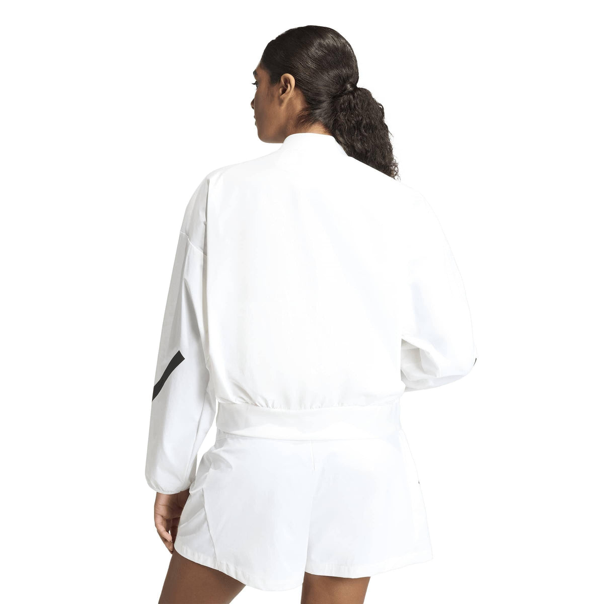 adidas Z.N.E. Woven Midweight Bomber Jacket – kurtka damska, kolor biały – zdjęcie 3