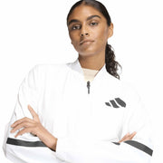 adidas Z.N.E. Woven Midweight Bomber Jacket – kurtka damska, kolor biały – zdjęcie 4