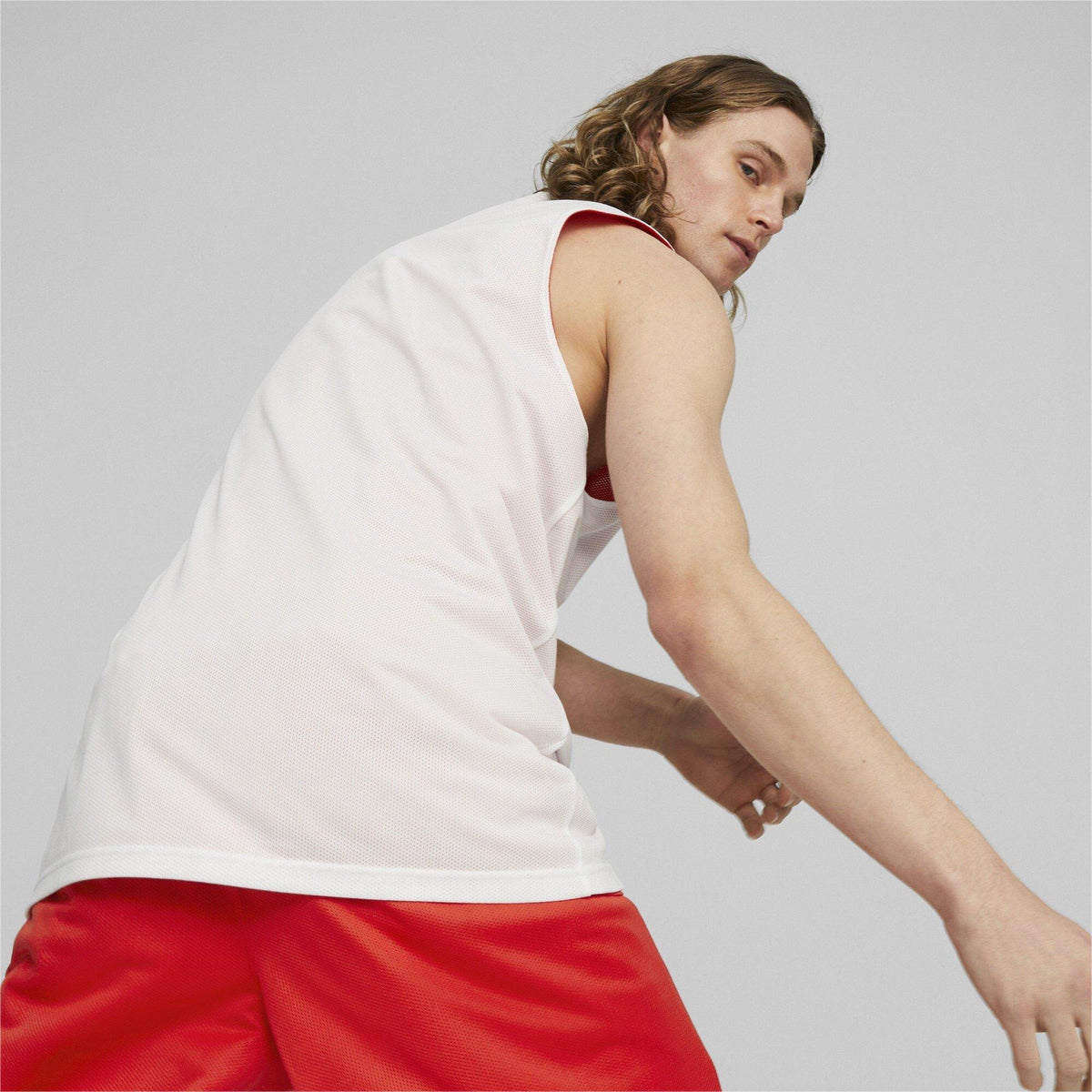 Puma Hoops Team Reverse Practice Performance Basketball Jersey – zdjęcie 4