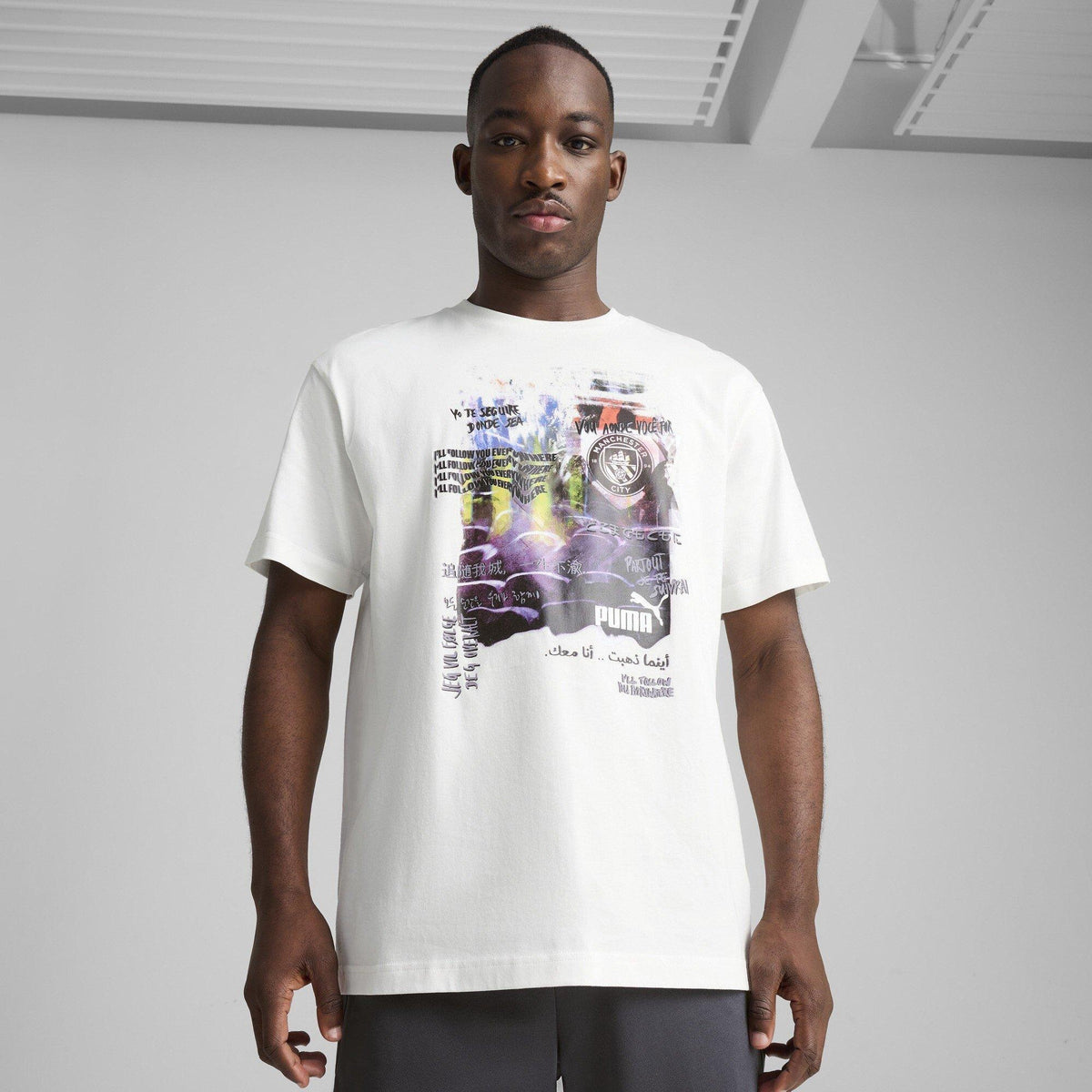 Puma Manchester CIty FC Ftblnrgy+ T-Shirt Adults – zdjęcie 3