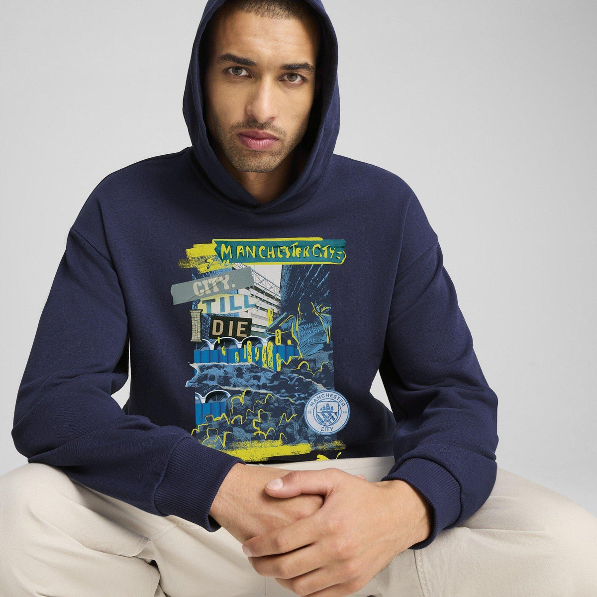 Puma Manchester City FtblNRGY+ Hoodie Adults – zdjęcie 5