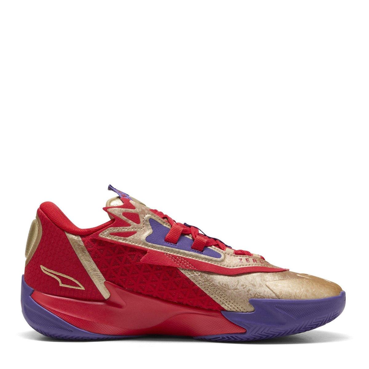 Puma Scoot Zeros II Gold Basketball Trainers – zdjęcie 4